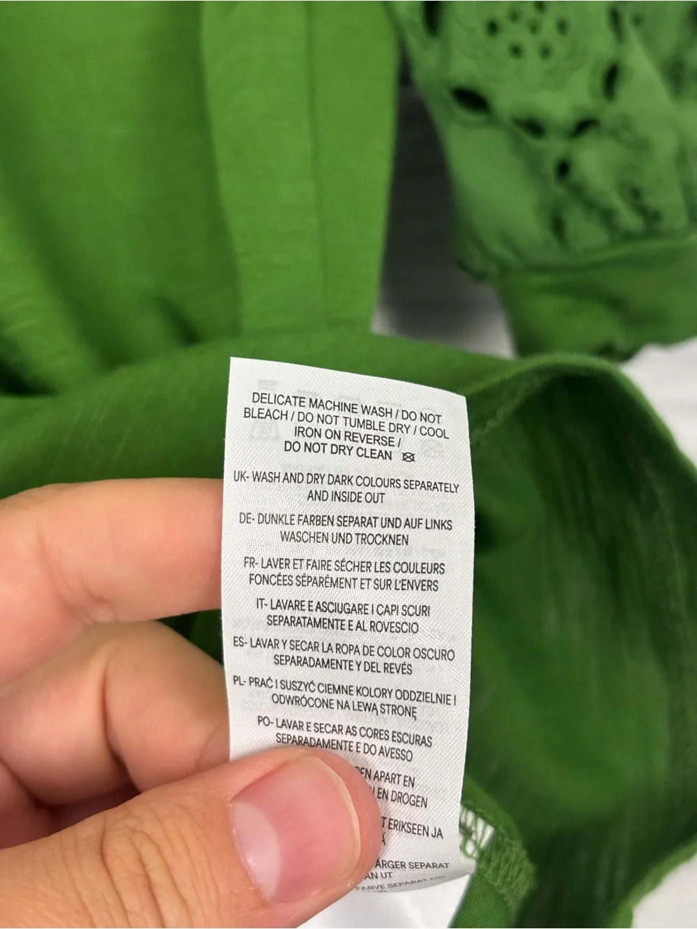 Boden green Eden puff sleeve henley blouse size 8